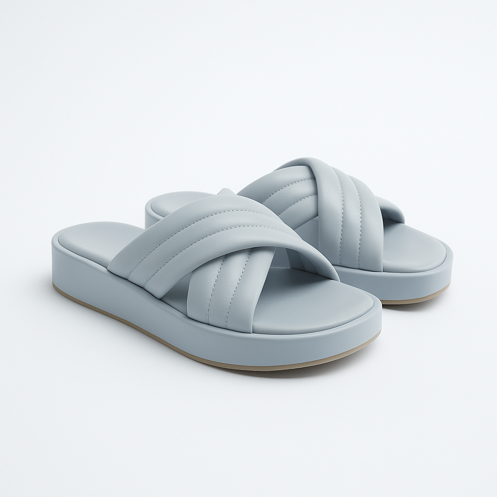 20250804_1437_Minimalist Grey Sandal_remix_01k1t6ztkxejf8g1fwwq7y32wk