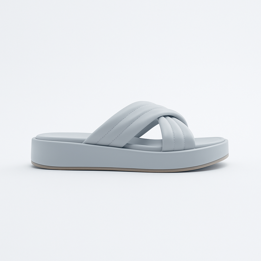 20250804_1452_Minimalist Grey Sandal_remix_01k1t7tsmyf3xa8krj3wx6k2k6