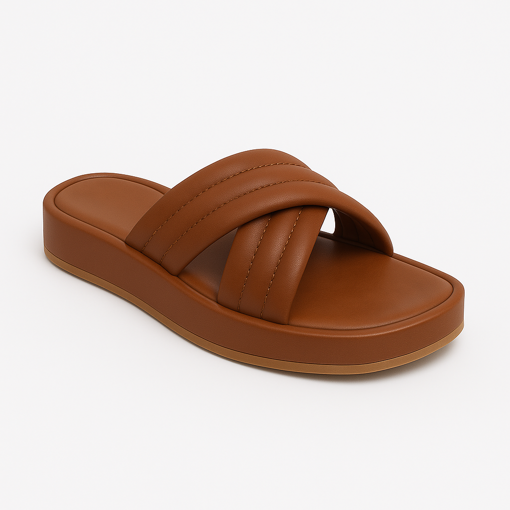 20250804_1501_Brown Slide Sandal_remix_01k1t8bfj8egsvwhd0xc4bd3g3